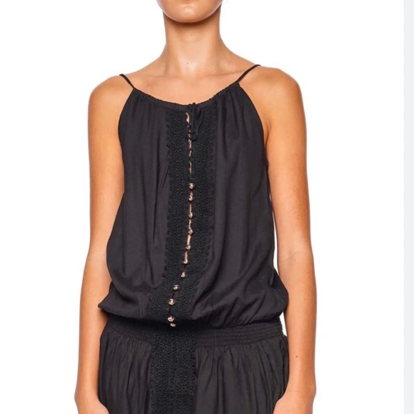 💥HP 💥 Melissa Odabash Black Dress with lace size XS - Picture 7 of 13